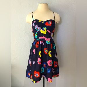 American Eagle Outfitter Multicolor Floral Print Mini Dress, Size 4